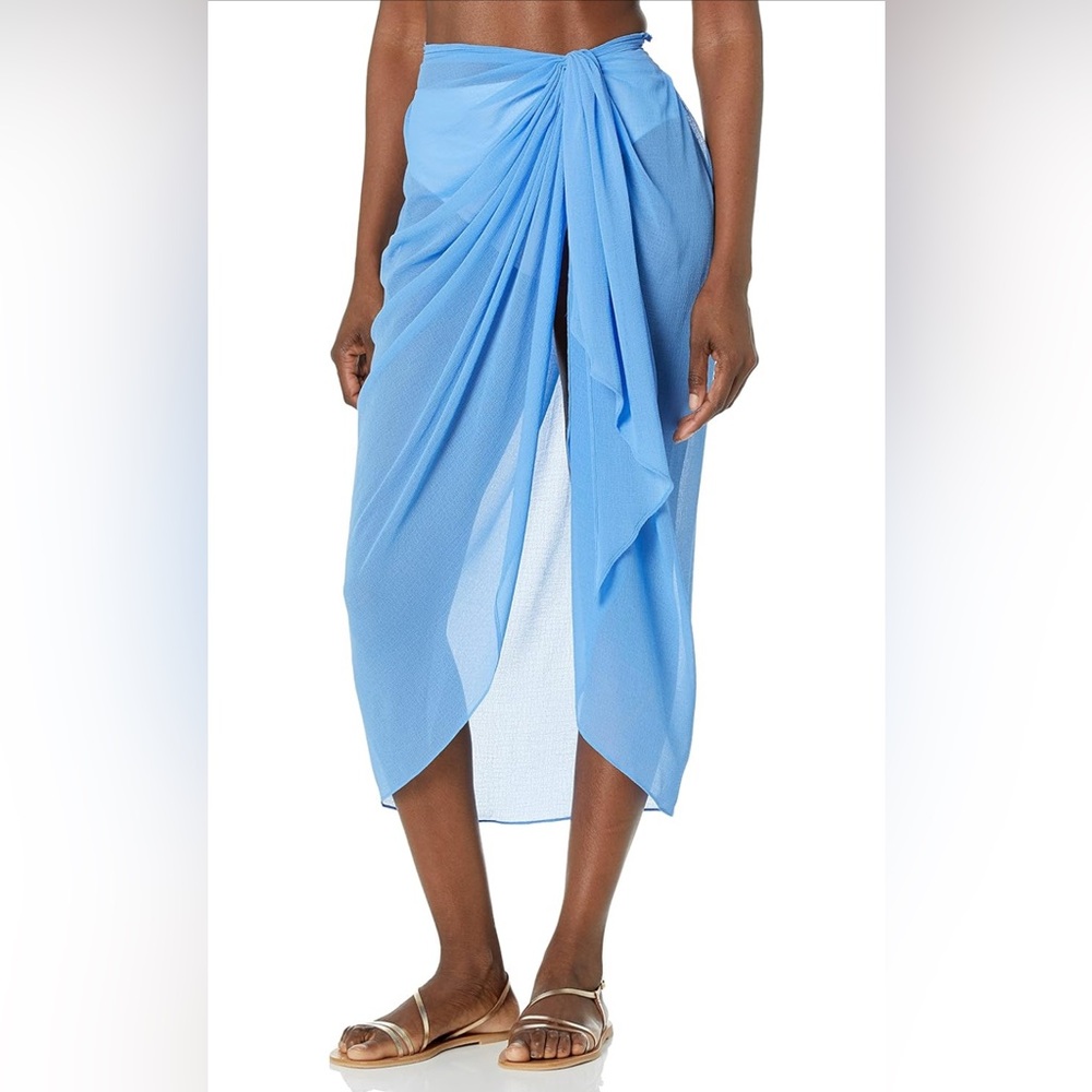 Ramy Brook coastal Blue Silena Swim Cover-Up up Sz S $225